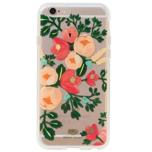 Rifle Paper Co. Clear Peach Blossom Case for iPhone 6/6s/7/8 - Picture 6 of 6